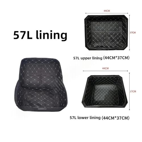 Forro interior para caja de equipaje trasera de motocicleta 36L 7