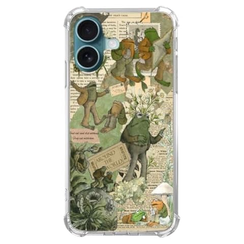 Pvflefkr Frog Phone Case for iPhone 16 Cover