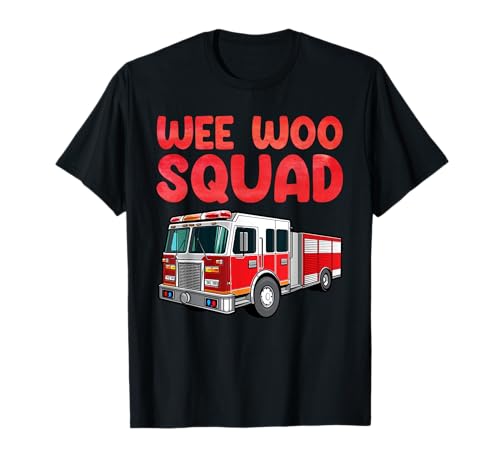 Funny Firefighter Art for Kids Men Women Fireman Firefighter T-Shirt