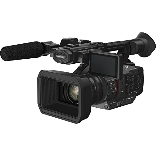 Panasonic Hc-X20 4K Mobile Camcorder With Rich Connectivity (Hc-X20) + 64Gb Memory Card + Filter Kit + Wide Angle Lens + Bag + Led Light + Telephoto Lens + Card Reader + Memory Wallet + More (Renewed) #TOP2