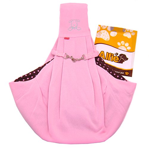 Alfie Pet - Chico Reversible Pet Sling Carrier - Color: Pink #TOP1