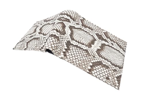 Genuine Python Snake Skin Leather Coins Bifold Wallet (Burmese Natural)4