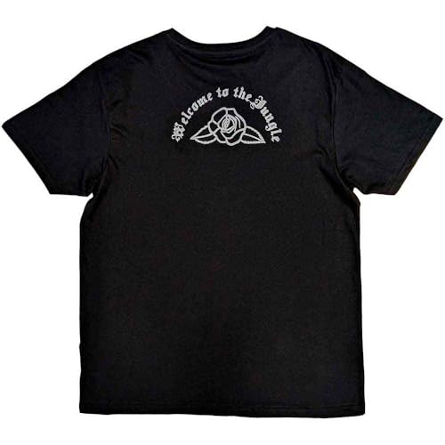 Rock Off officially licensed products Guns N' Roses T Shirt Classic Bullet Mono Band Logo Nouveau Officiel Unisex Noir Size L