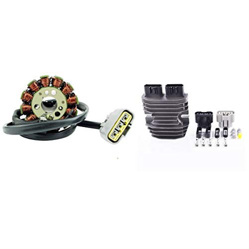 Kit Generator Stator Voltage Regulator For Yamaha Fz1 Fz8 R1 800 1000 2006-2014 | Oem # 5Vy-81410-00-00 / 2D1-81410-00-00 / 5Jw-81960-00-00