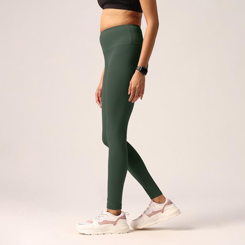 Image of BlissClub The Ultimate Leggings Lite, Ankle Length Tights for Women for Gym, Yoga and Workout with High Waist, Tall (for Women Above 5'5)