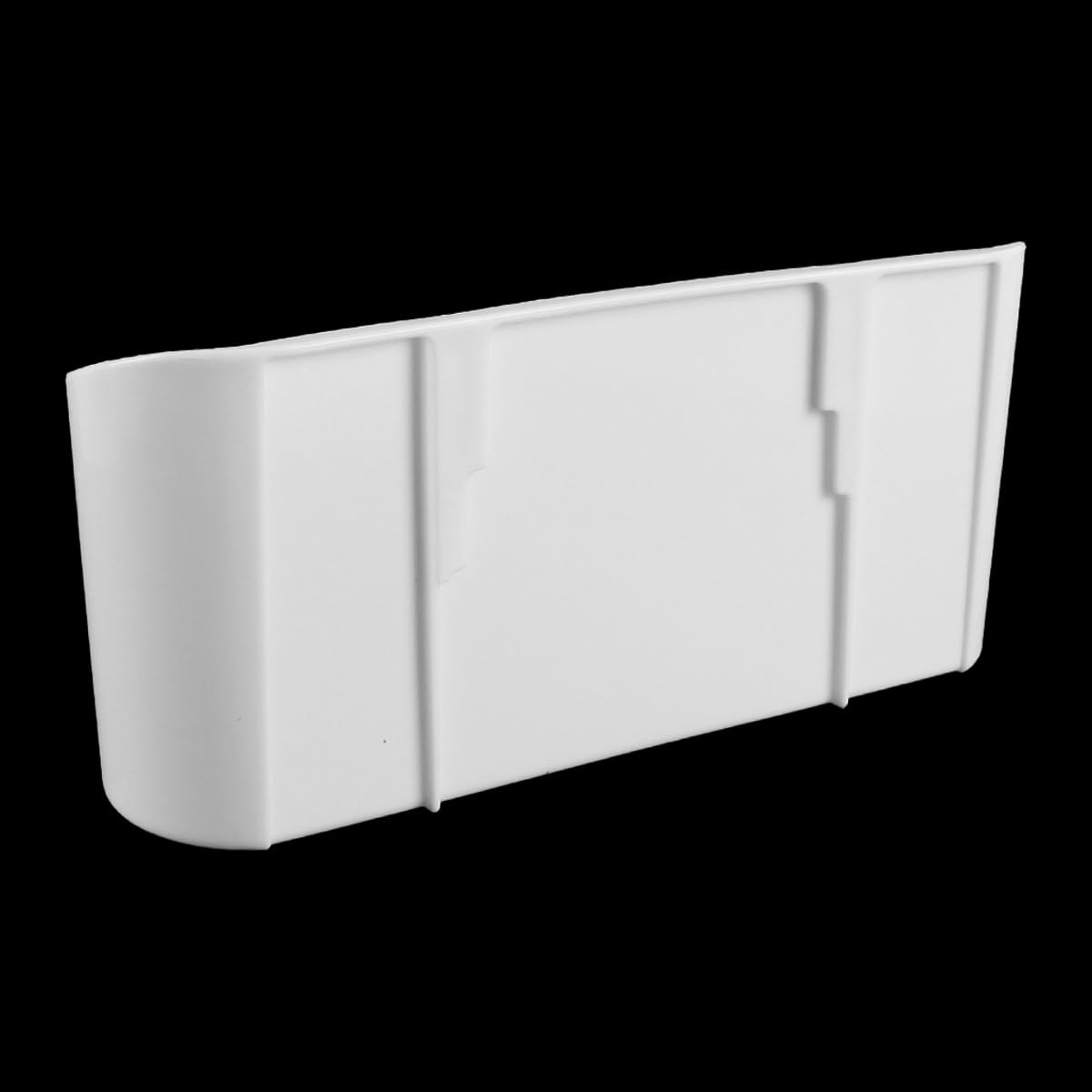 Riven 2 pezzi supporto da parete autoadesivo vassoio antigoccia acqua bianco bagno ingresso rack contenitore