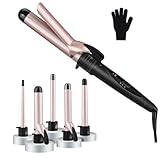 5 in 1 Lockenstab Set -Multifunktions Austauschbare Lockenwickler...