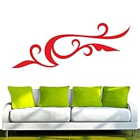 Adesivi Murali Indigos UG - Decalcomanie Marroni 60x10 Cm - Decorazione Parete Per Soggiorno E Cameretta