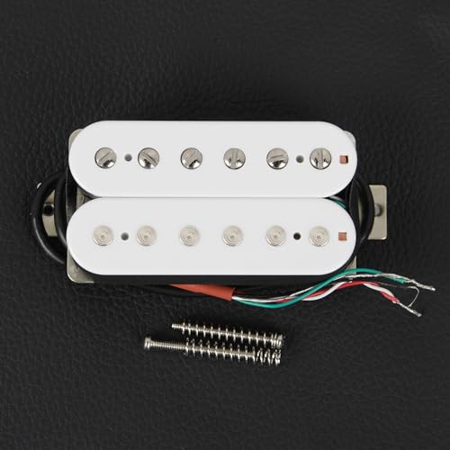 Image of FLEOR Electric Guitar Humbucker Pickups Neck Alnico 5 Pickup White