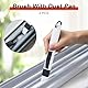 2 Stück 2-in-1 Groove Cleaning Brush, Sackgasse Bürsten Für Fensterfugen, Rillenreinigungsbürste Mit Verstecktem Schaber, Fensterrillen Reinigungsbürste Für Den Hausgebrauch