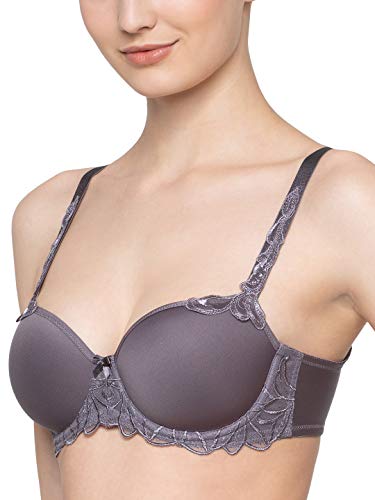 Image of Triumph Modern Finesse Bra For Women Wired Padded Spacer Cup Bra Seamless Breathable T-Shirt Bra Elegant Embroidery Full Coverage Lingerie Innovative Big Cup Support Pack Of 1