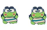 ++ Super süßer Frosch als Ohrstecker. - Material Motiv: Polymer Clay Motiv - Größe (längste Seite): 10mm Lieferumfang: 1 Paar Ohrstecker