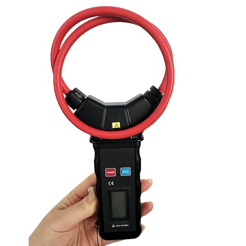 Medidor de pinza flexible para alta corriente con rango AC 0.00A~9999A y resolución AC 10mA miniatura 1