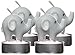 Kate Aspen Little Peanut Elephant-Shaped Candle, Gray, Pack of 4