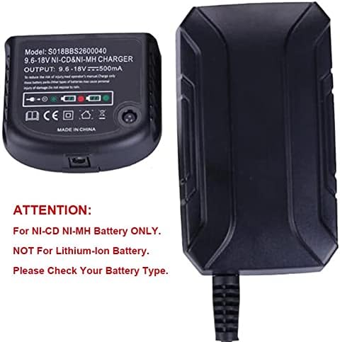 Replacement NI-CD NI-MH Battery Charger for Black Decker 9.6V-18V A1712 A1718 A12 A18 FSB18