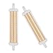 Produktbild R7S LED 118mm Warmweiß 3000K Dimmbar Lampe,10W Ersetzt 75-100W Halogenlampe,AC230V 1000LM,360 Grad Kein Flackern LED Leuchtmittel,für Flur/Deckenlampe/Stehlampe,108LEDs(2er-Pack)
