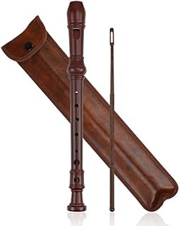 Recorder 8 Hole Treble Flute Descant Flauta Soprano Recorder Professional Clarinet German Style C Key for Student Adults Teach Begainer Class