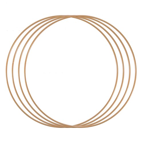 Vaessen Creative 11012-005 Metallringe Ø 30 cm x 3 mm Kreis 4 Stück...