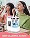 Electric Makeup Brush Cleaner Machine with Automatic Cleaning and Drying Functions Portable Makeup Brush for Makeup Lovers