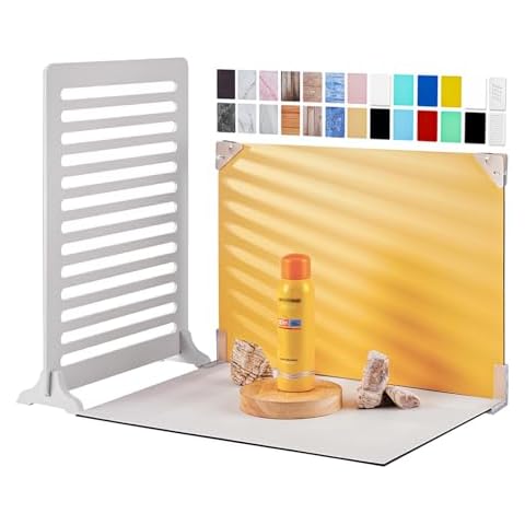 Meking 12Pcs 22Patterns Small Product Photography Backdrops Kit Photo Background Food Photography Backdrop Board with Carrying Bag and Drawstring Bag(16.5X11inch) Cover