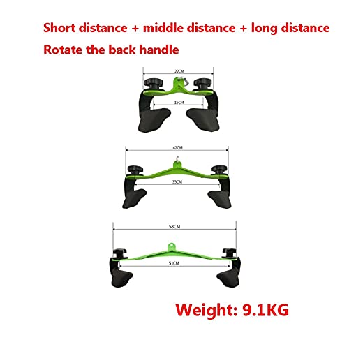 Barre de traction machine LAT poignée réglable multi-usage pour rameur et câble - 3
