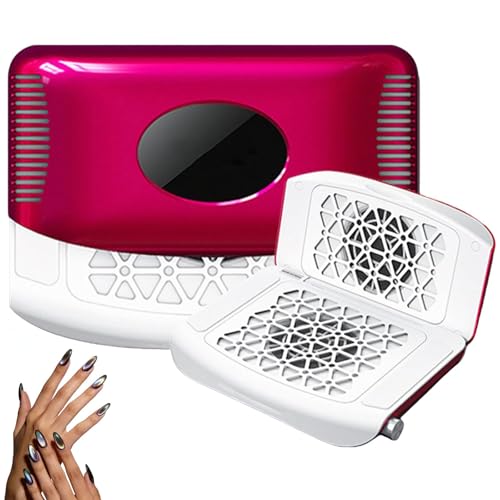 Aspirateur à ongles double turbine 4000 tr/min à vitesse réglable contre la poussière d'acrylique