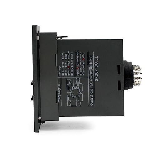 Relé de tiempo JS14S controlador de retardo de encendido pantalla digital 99S 2