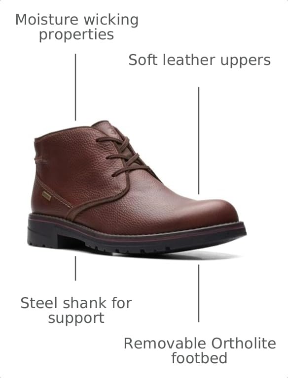 Image of Clarks Men's Morris Peak Waterproof