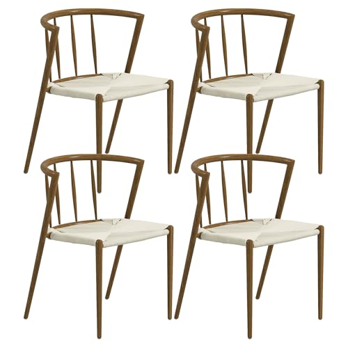 Sillas Cocina Pack 4 Apilables Marca HOMCOM