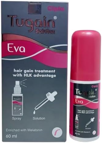 Tugain Eva 5% Topical - Bottle of 60 ml Solution