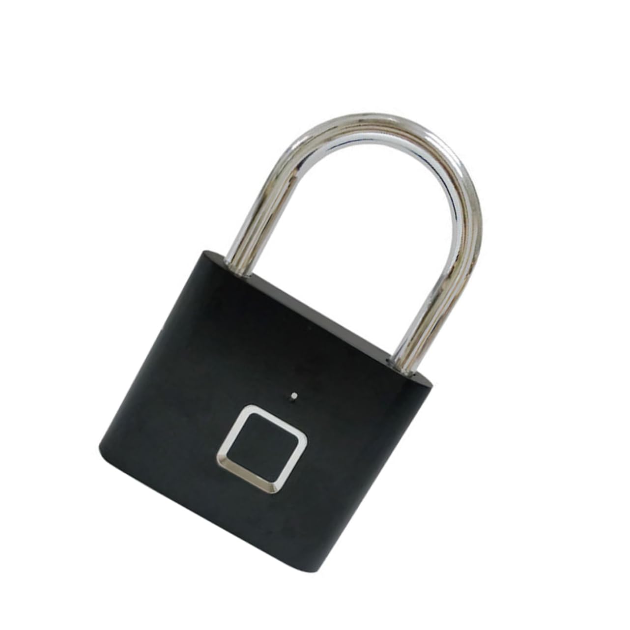 Cadenas Intelligent à Empreinte Digitale Noir, Alliage Acier, 96 G