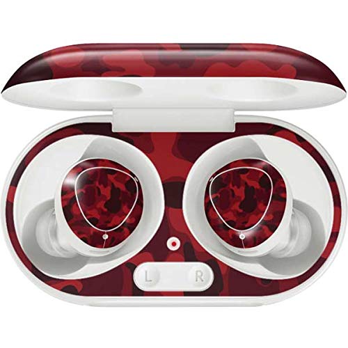 Skinit Decal Audio Skin Compatible with Samsung Galaxy Buds+ - Officially Licensed Skinit Originally Designed Red Street Camo Design