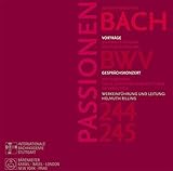 bach matthäus passion bernius  Bach-Passionen BWV 244 und 245, Matthäus- und Johannes-Passion, 1 CD-ROMVorträge der Sommerakademien 1985 und 1990 und Gesprächskonzert