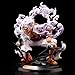 Asoucou Luffy Action Figure Gear 5 Luffy Figure Anime Statue Collection Model Toy Gift Creative Cartoon Toy for Boys and Girls