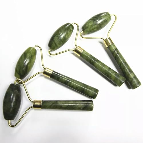 1 Rodillo masajeador de Jade Natural Xiuyan, Dispositivo de Belleza, masajeador Facial de Jade. - imagen 3