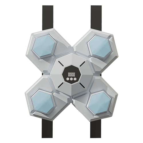 Machine de boxe musicale connectée avec cibles LED et capteurs de frappe