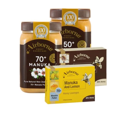 Airborne Starter Pack de Miel Manuka 500g x2 y Pastillas miniatura 1