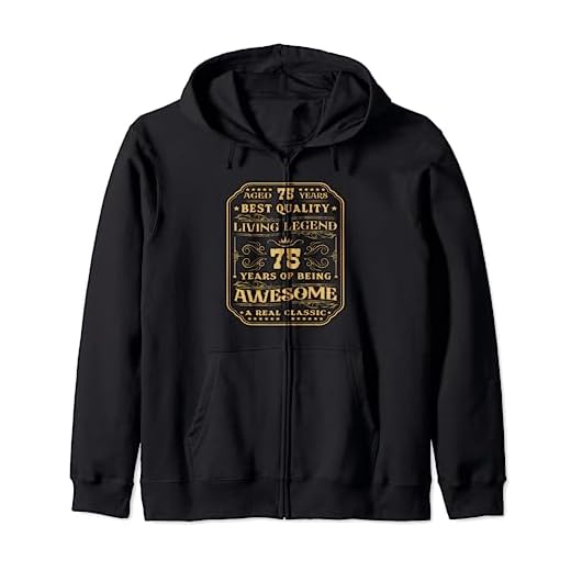 75 Años De Ser Increíble 75 Años 75 Cumpleaños Hombre Sudadera con Capucha