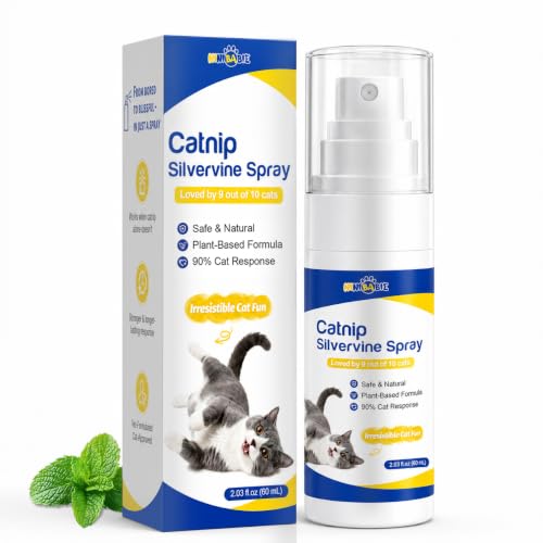 Ninibabie Catnip Spray for Cats with Silvervine,Loved by 9 Out of 10 Cats