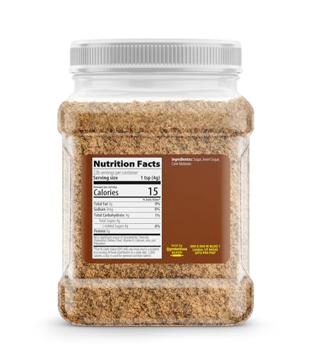 image for Unpretentious Light Brown Sugar, 2 lb, Made With Cane Molasses, Perfec