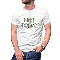 Not Today Flowers Men's T-Shirt High Quality Hand Printed & Designed in EU Machine Wash inside out at 30 degrees