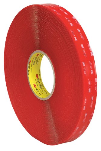 Image of 3M VHB Tape 4910 Clear, Mounting Tape, 1 /2 in x 36 yd 40.0 mil (Case of 4)