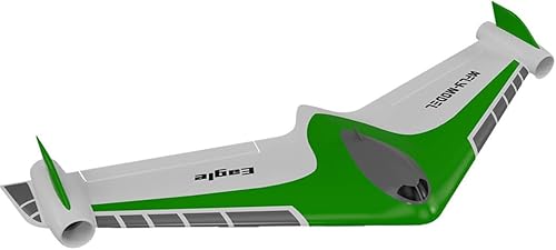 Miniatura 9 de Eagle Twin 1.575 in EDF Flying Wing con Gyro RC Avión RC Racing Avión PNP (transmisor, receptor o batería no incluida) (rojo)