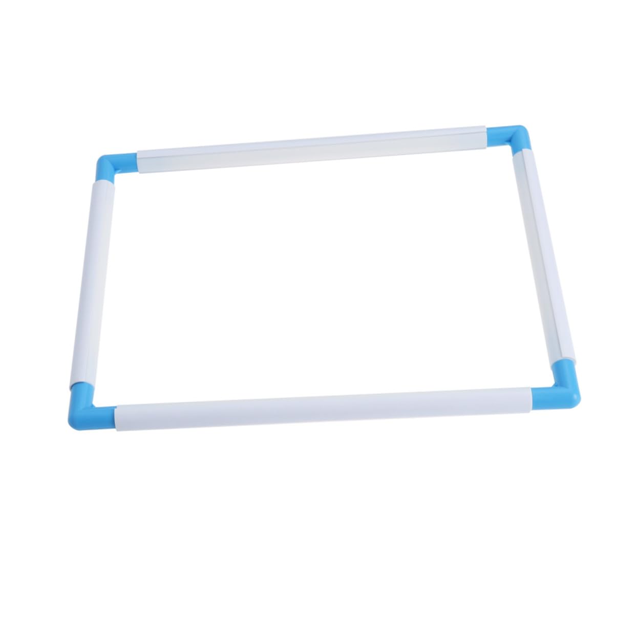 Housoutil Square Clip Embroidery Frame for Cross Stitch and Quilting Easy to Assemble and Store Durable Clamp for and Painting Random Color Design