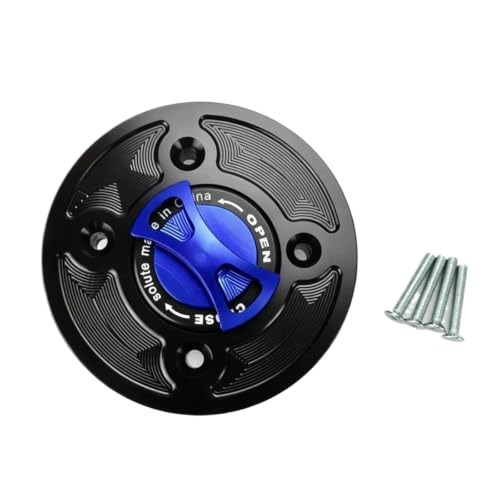 Bouchon réservoir moto CNC bleu pour Kawasaki Ninja ZX-4R ZX-4RR ZX-25R