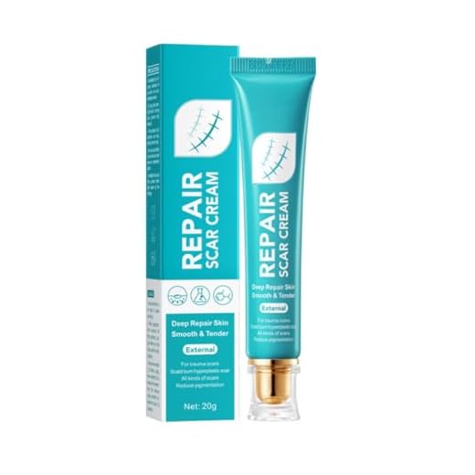 ZQESAMZ Crema de gel cicatricial avanzada scar cream, adecuada para cicatrices quirúrgicas, estrías, acné, lesiones, keloides, eficaz para cicatrices nuevas y antiguas (Blue, Normal)