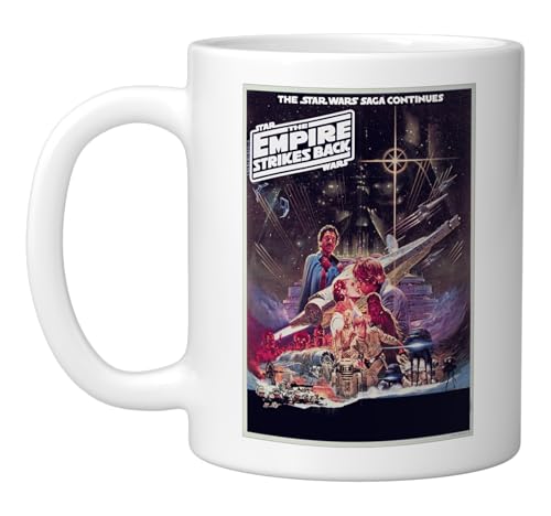 Star Wars The Empire Strikes Back Taza de Cerámica Blanca miniatura 1