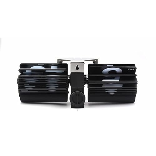 Llly Brief Stylish Big Character Automatic Flip Clock Classic Home Office Furnishings Clock (Color : Black) #TOP6