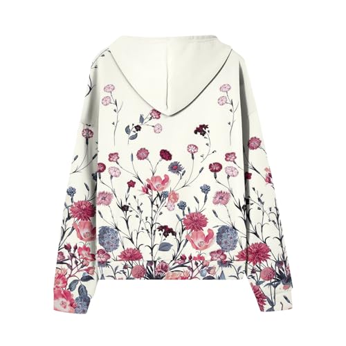 Zip Up Hoodie Women Casual Oversized Sweatshirts - Fall Fashion Fleece Lined Jacket - Thick Warm Coat Winter Clothing