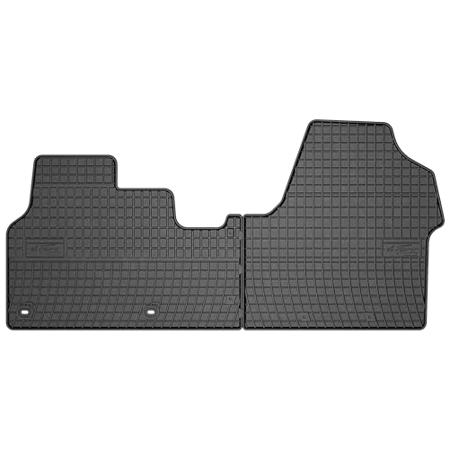 MOTOS Tapis de sol caoutchouc pour Citroen Jumpy III depuis 2016 Améliorez Votre Confort de Voyage avec Le tapis noir antidérapant Auto ET- tapis voiture...
